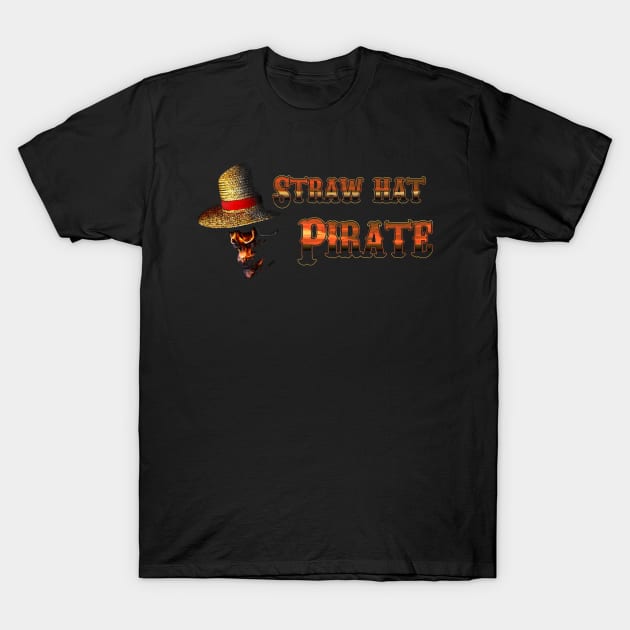 Straw hat pirate T-Shirt by Meca-artwork